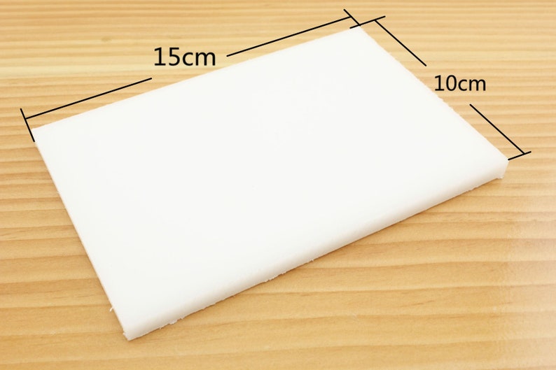 Plastic Plate Board for punch cutter protect / Cutting Pounding Pad Stamping Hole Punch Tool Mats Board 10x15cm (4"x6")