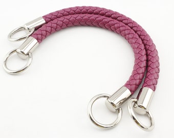 Guinzaglio Pastore Tedesco In Pelle Morbida Intrecciata A Mano - Foto 5