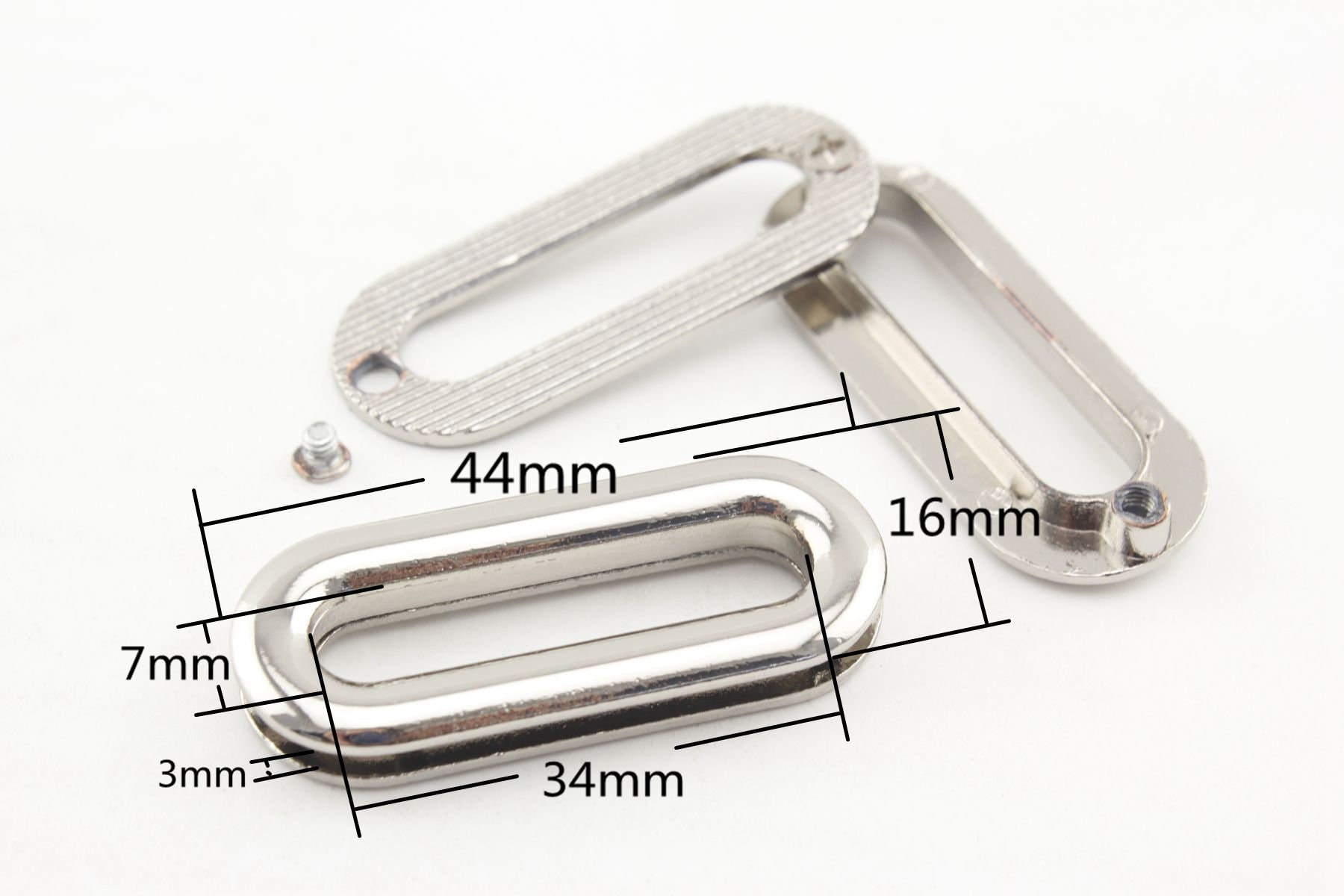 Occhiello Con Vite In Zama Mm.50 Per Borse - Occhielli - Max Metal - Foto 5