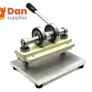 Lederstanzschneider Schneidemaschine Doppelführung Welle Leder Embossing Machine