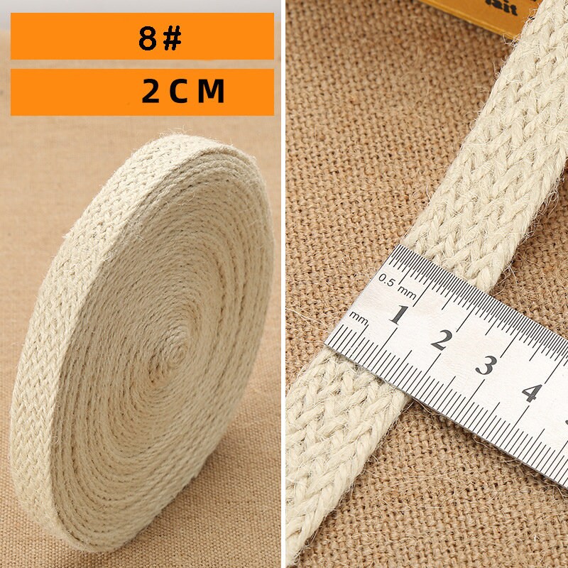 Webbing Rope Approx Jute Webbing Rope ,various Sizes Sold by 5 Yards - Etsy Australia