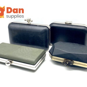 Tariff Free !Monogram wedding Bridal hard case box bag Purse frame  Bridesmaid Clutch frame