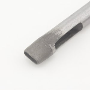 3mm x 8mm round rectangle shape leather Punch Cutter tool for leather crafts  hole punches