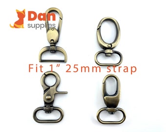 1 inch 25mm swivel snap clasp hook Anti bronzebag clasp replacement
