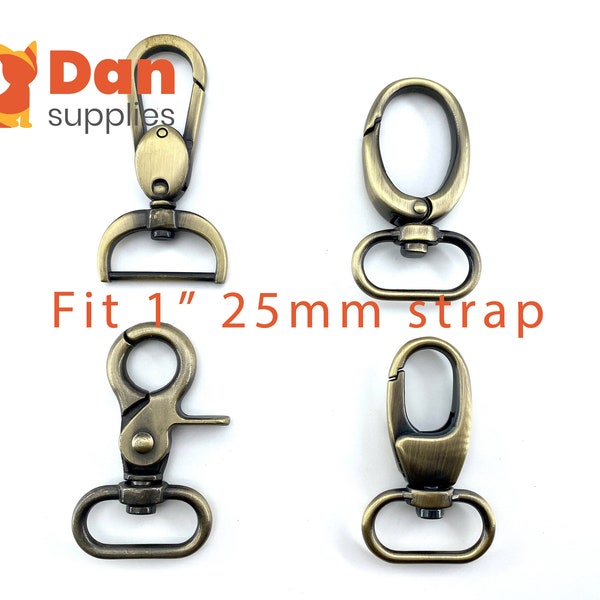 1 inch 25mm swivel snap clasp hook Anti bronzebag clasp replacement