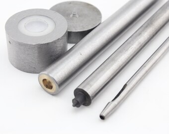 Herramientas de fijación de sujetador de presión de aleación de zinc de 9 mm de tapa plana Kit