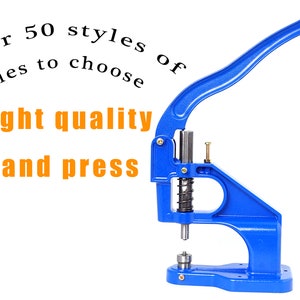 High quality Hand press stud rivet eyelet snaps setter machine