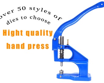 High quality Hand press stud rivet eyelet snaps setter machine