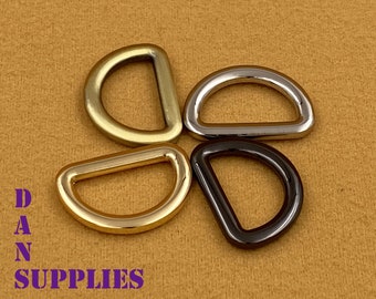14 pcs of 3/4 inch 19mm Zinc alloy Bag purse D rings buckles Anti bronze Gold Nickel Gunmetal