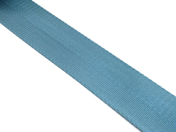 Striped Webbing Nylon Webbing 1 Inch Sky Blue Straps for Arts and Crafts  Canvas Belt D-ring Buckle Stripes Soft Webbing by the Yard 