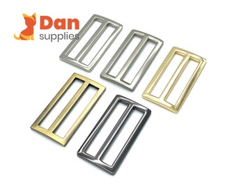 10pcs Zinc Alloy Bag Strap Adjuster: 2 inch Purse Slider