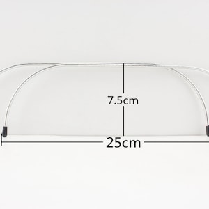 Tariff Free !a pair of 9 3/4  inch 25cm Internal wire  Hinge Doctor Bag Frame Purse Frame for Bag purse hardware Making supplies