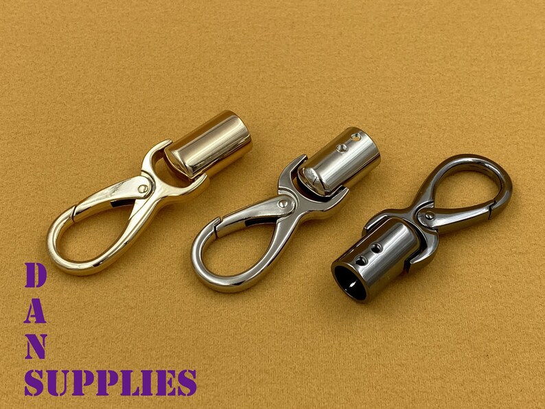 6pcs of 12mm 1/2 Inch Rope End Push Gate Hooks Clasps Nickel Etsy UK