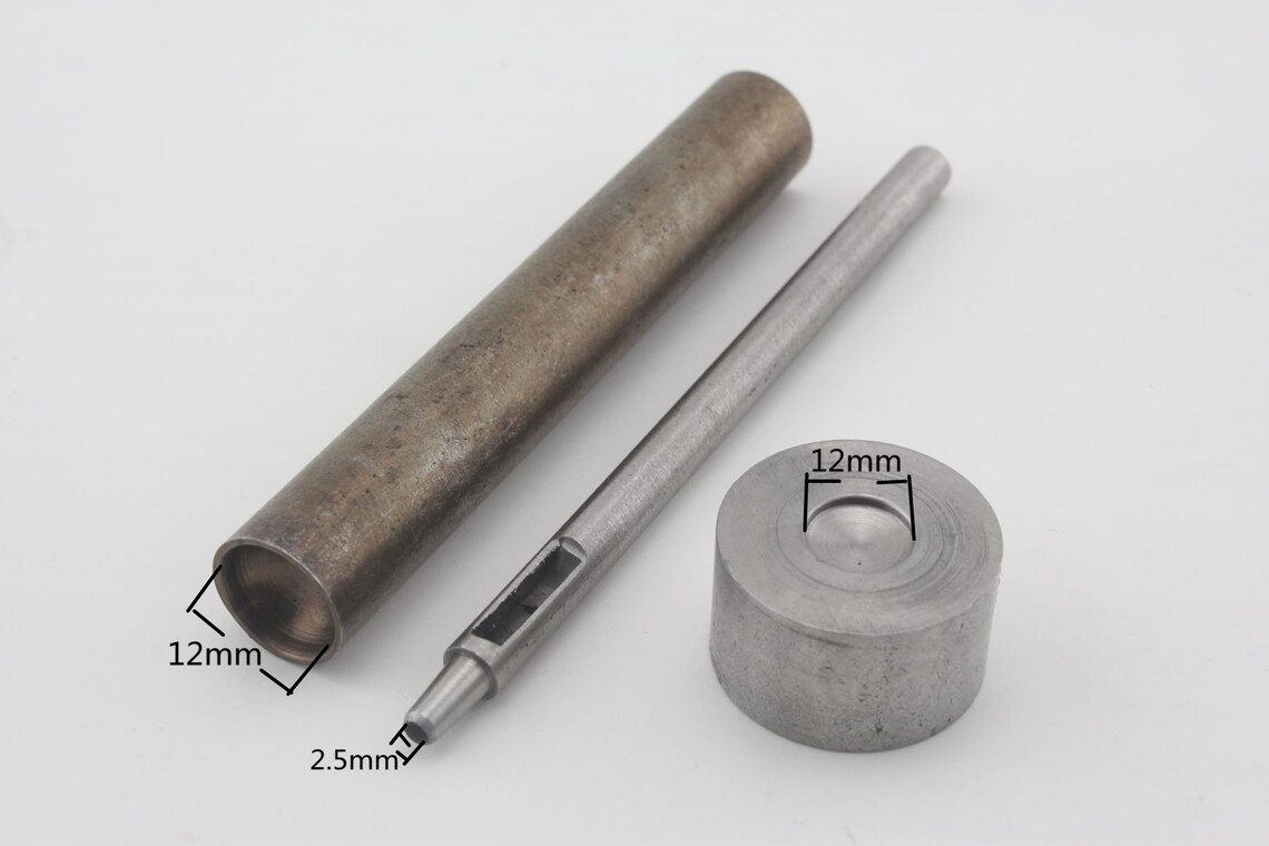 12mm Double Cap Dome Rivet Setter Install Tools Kit Etsy