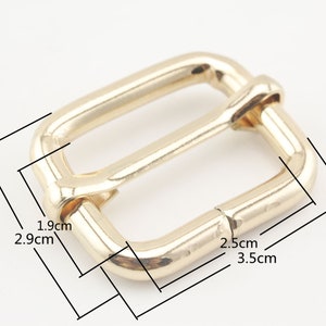 10pcs 1 inch 25mm iron bag purse strap adjuster slider connector buckle triglide slide making supplies