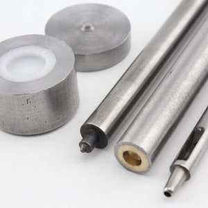 10mm 16L flat cap zinc alloy snap fastener setter tools Kit for 10mm bottoms