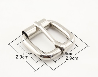 10pcs of 3/4  inch 19mm ( 5mm wire )  Iron roller pin belt strap buckle for bag purse making hardware Nickel Anti bronze