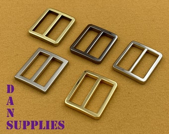 Tariff Free !10pcs 1 inch 25mm zinc alloy bag purse strap adjuster slider connector buckle triglide slide making supplies