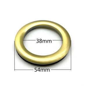 4 sets of 1 1/2 inch 38mm large curtains Alloy screw in Eyelet Grommet for leather purse bag Nickel Light gold Anti bronze Gunmetal image 7
