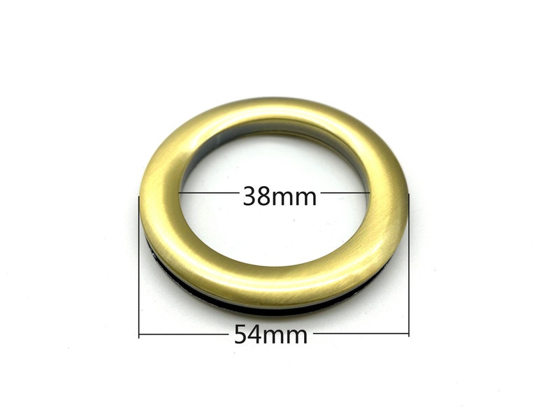 4 sets of 1 1/2 inch 38mm large curtains Alloy screw in Eyelet Grommet for leather purse bag Nickel Light gold Anti bronze Gunmetal image 7