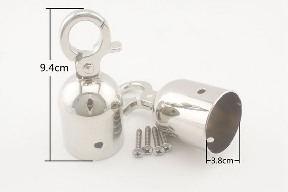 2pcs of 1.5 Inch 38mm Heavy Duty Barrier Rope End Trigger Hooks Clasps  Nickel -  Canada