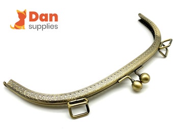 Big size 10 inch 25.5cm sew on coin purse bag pouch frame Arch  Anti bronze