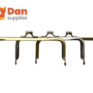 5 inch x 2 inch 12.5cm rectangle coin bag purse pouch frame glue in  hardware supply Anti bronze Nickel