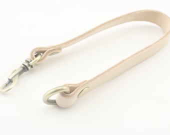 28cm Genuine Leather wristlet strap Wrist straps Handle with lobster clasp and D ring for key fob