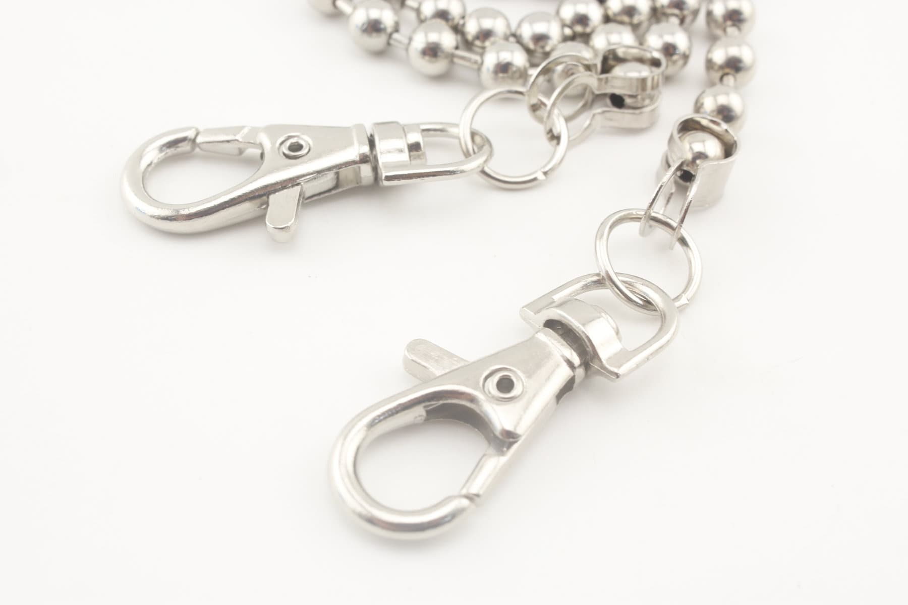 6 Tracolle A Catena Corta 20cm Per Borse - Accessori Decorativi Con Moschettone - Foto 3