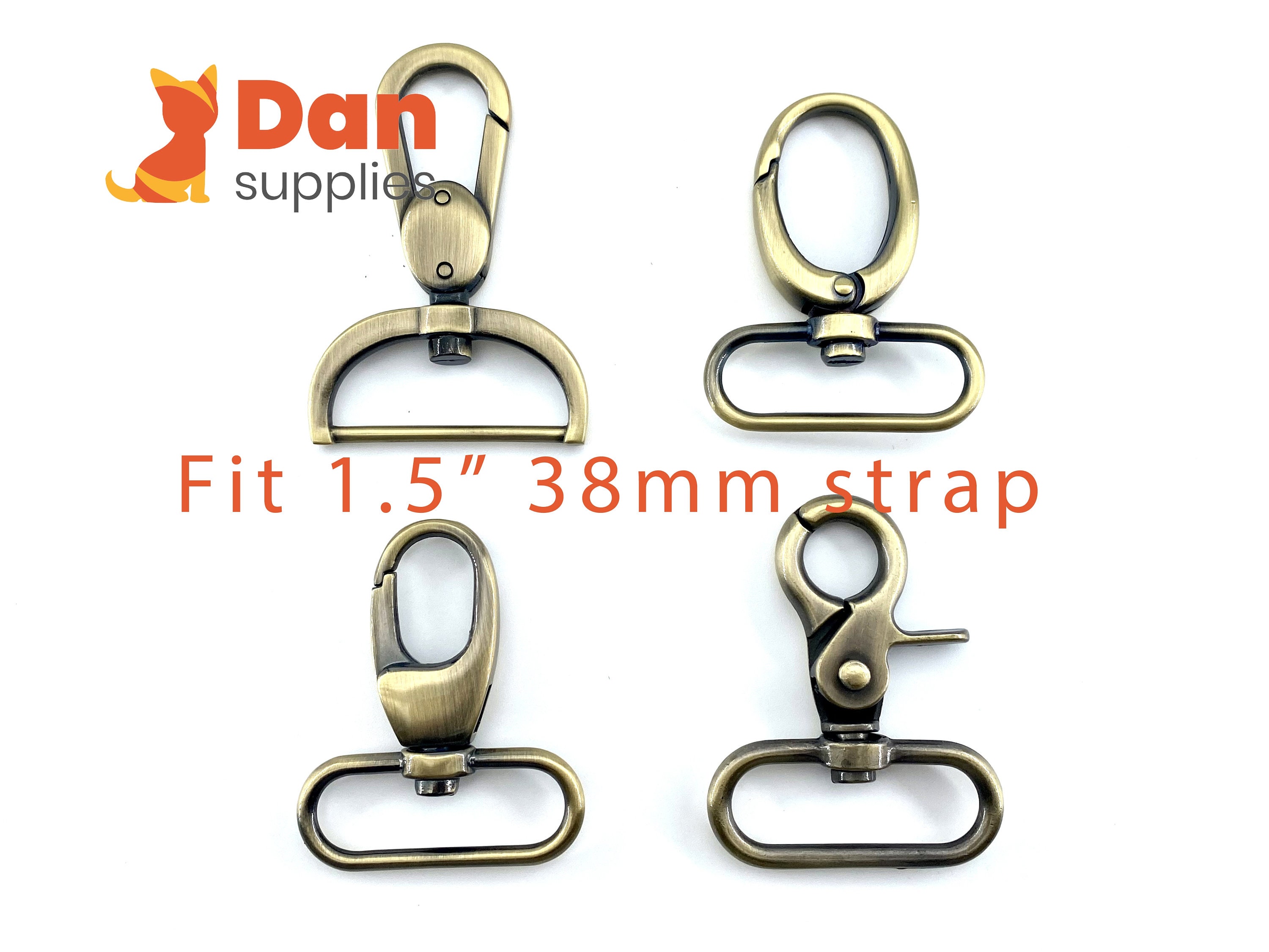 1.5 Inch 38mm Bag Purse Nickel Swivel Snap Clasp Clip Hooks for Handbag  Purse Strap Handlesbag Clasp Replacement -  Norway