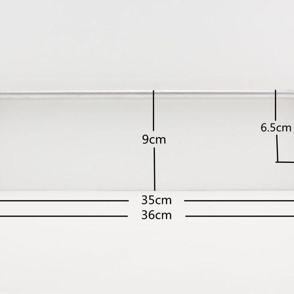 14 pulgadas de 35 cm de aluminio níquel Tubular bisagra interna Doctor Bolsa Marco de bolso para herraje bolso Fabricación de suministros