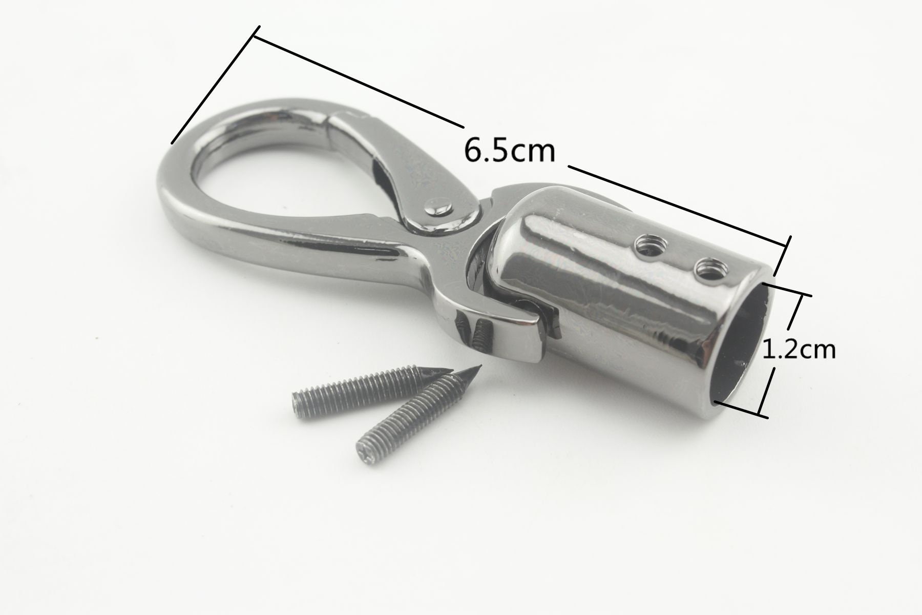 6pcs of 12mm 1/2 Inch Rope End Push Gate Hooks Clasps Nickel Etsy