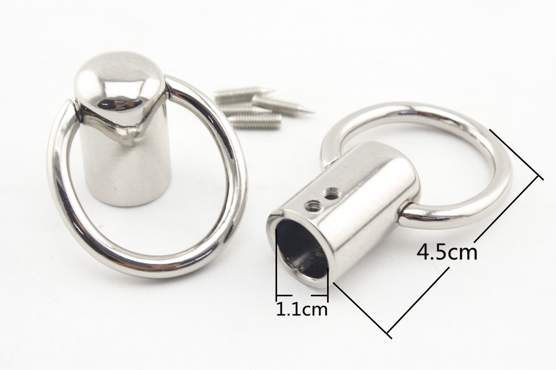 11mm Heavy Duty TASSEL Keychain Rope Cord End Caps Stop for Bag Purse ...