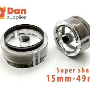 Handgemaakt Superscherp! Holle perforator grote ronde cirkel helder mes 15 mm tot 49 mm