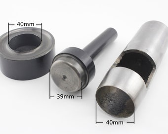 Herramienta de ajuste y prensado de ojales para cortinas grandes de 40 mm.