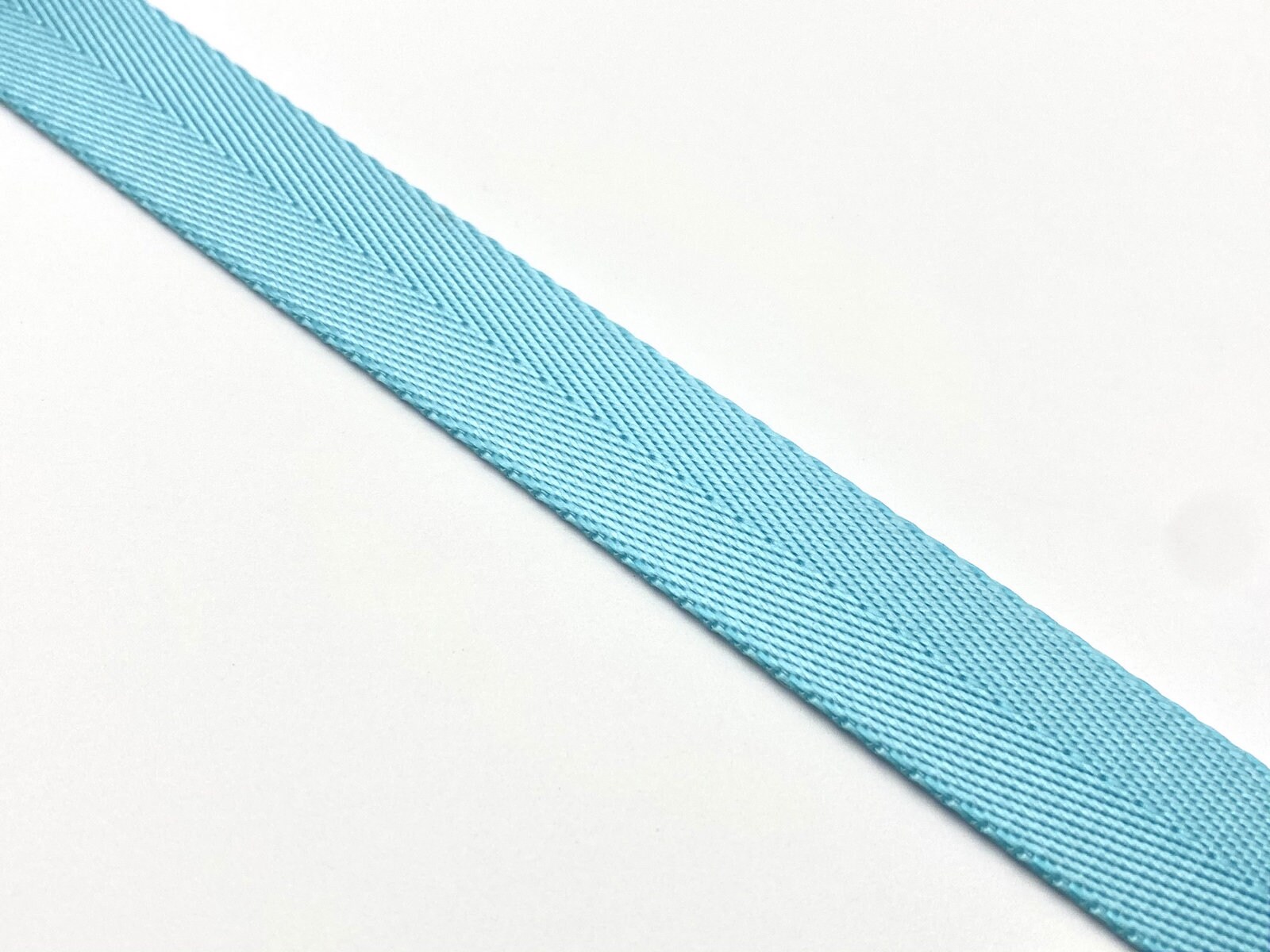 Striped Webbing Nylon Webbing 1 Inch Sky Blue Straps for Arts and