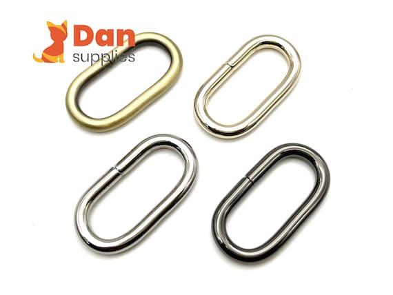 Buy Shapenty 1Inch/25mm Rectangle Bag Purse Snap Hook Metal Loop Rings  Webbing Belts Buckle for Handbag Strap DIY Accessories and Bag Making  Repairing, 20PCS Online at Lowest Price Ever in India |