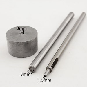 3mm double flat cap rivet setter install tools Kit