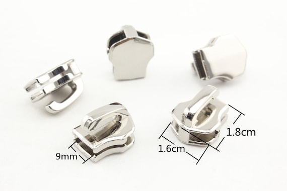 8pcs of Size 10# 10mm Zinc Alloy Zipper Slider Replacement Repair