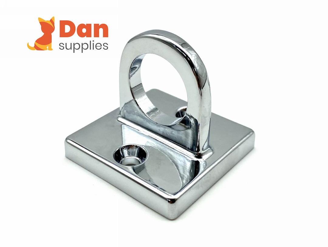 Pair of Barrier Rope End Trigger Hooks Clasps Loop Rope Bracket , Rope