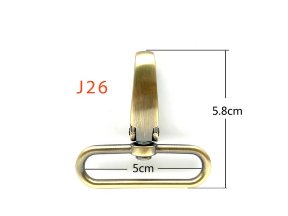 6pcs Antique Bronze Swivel Snap Hooks: 2 Inch Handbag Strap Clasp