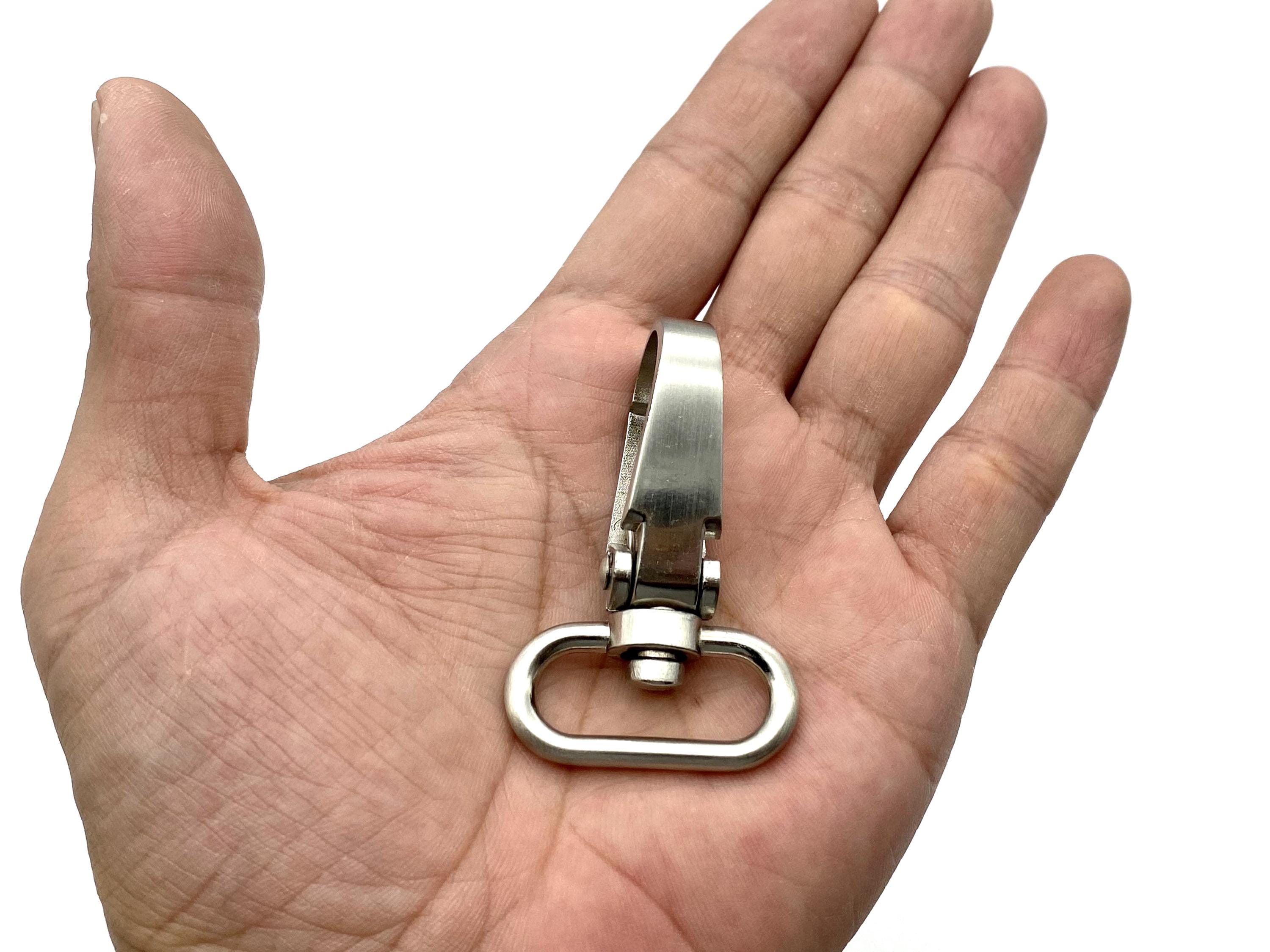 6pcs of 1 Inch / 1.5 Inch 38mm Oval Push Gate Snap Swivel Hooks Dull ...
