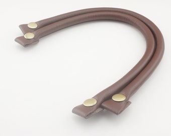 Coppia di manici per borse in microfibra PU da 12,5 pollici con chiusura a scatto per la sostituzione di borse e borsette, colore: Nero, Marrone, Rosso e Giallo.