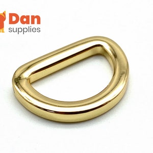 12pcs Zinc Alloy D Rings: 5/8 inch Bag Purse Buckles image 2