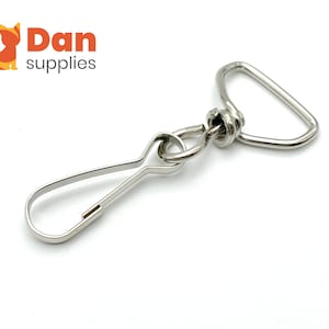 50pcs x  2cm lanyard swivel hook clasp