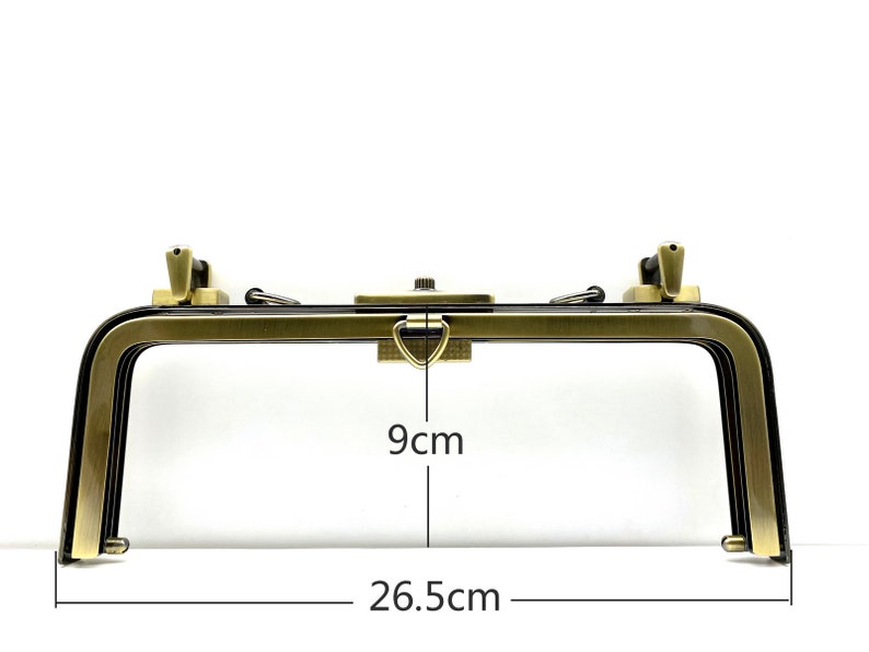 10 1/2 inch 26.5cm Vintage doctor Bag frame purse frame for bag making Anti bronze image 2