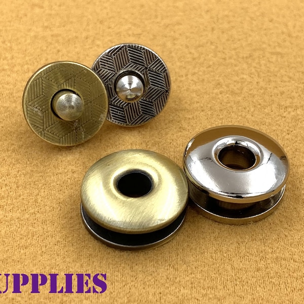 17mm special round magnetic snap fastener leather closures magnetic snaps clasps for wallet bracelet purse clutch leather work