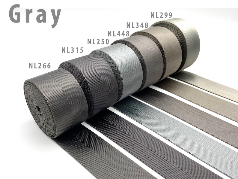 Heavy weight Nylon webbing , for bag straps, dog leashes & outdoor gear 3/4 inch , 1 inch , 1.25 inch ,1.5 inch , 2 inch image 4