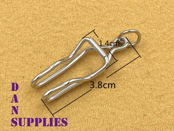 25pcs of 38MM Nickel pocket Chain hook keychain hook chain clip belt clip