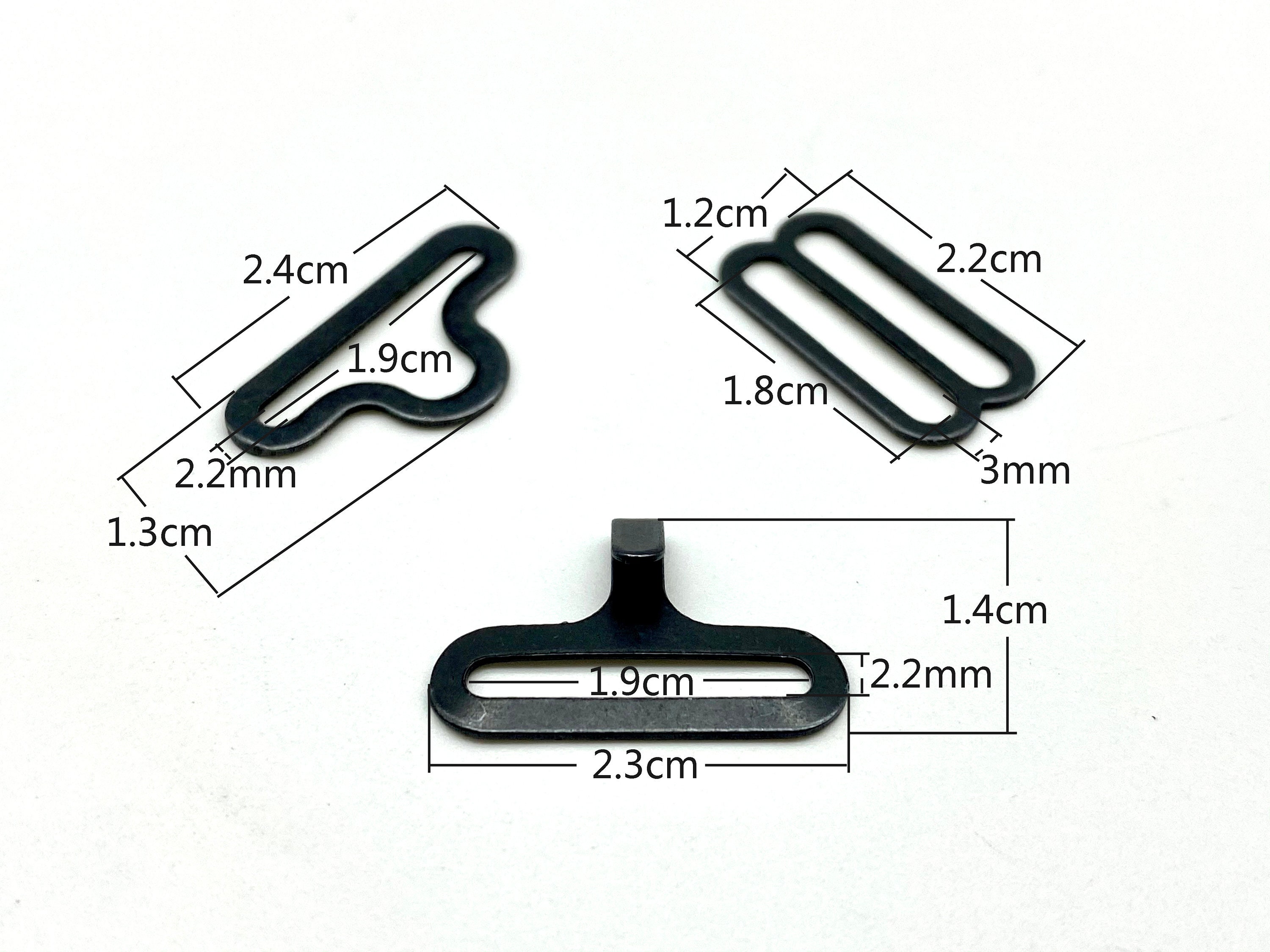 20 Sets of 18mm 3/4 Inch Bow Tie Hardware Buckle Slider Hooks Etsy
